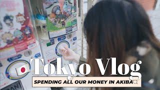 SPENDING ALL OUR MONEY ON GACHAPON in Akihabara, Tokyo 😱  @patkay   | Genshin Impact 🇯🇵