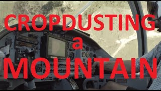 Difficult airstrip - Cropdusting up a mountain