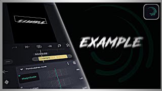 Tutorial Shake Teks Di Alight Motion