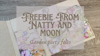 Working with 'Garden Party' freebie from Natty and Moon 🐁💐😍