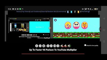 Up To Faster 98 Parison To YouTube Multiplier