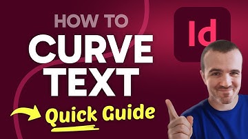 How to CURVE Text in Adobe InDesign (Step by Step) 2025