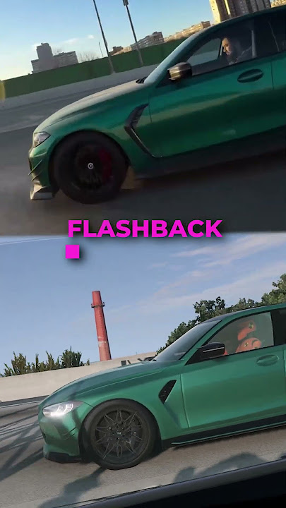 BMW M3 Crash . FLASHBACKS ⚡️ 😱 BeamNG Drive.  #shorts