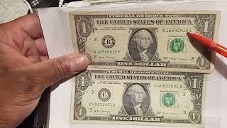4 pair notes from my fancy serial number collection