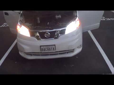 Opt7 LED headlight Review on a Nissan NV200