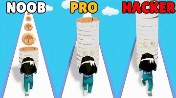 NOOB vs PRO vs HACKER in Stack Candy Challenge
