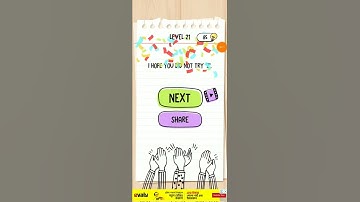 Brain Test Level 21 walkthrough