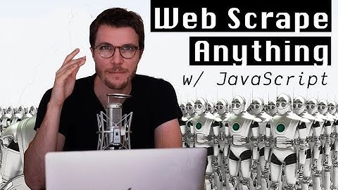 WEB SCRAPING made simple with JAVASCRIPT tutorial