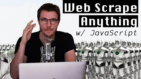WEB SCRAPING made simple with JAVASCRIPT tutorial