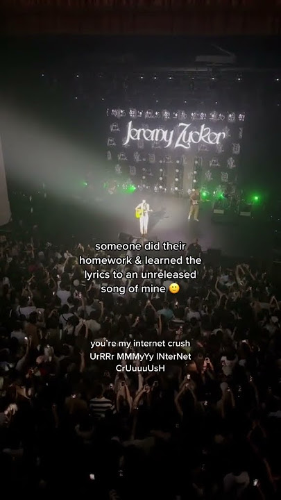 a fan already knew my unreleased song ...