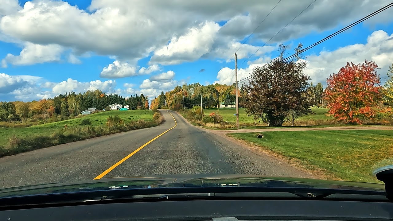 V225 Driving in River Glade NB Canada Oct 2023 YouTube
