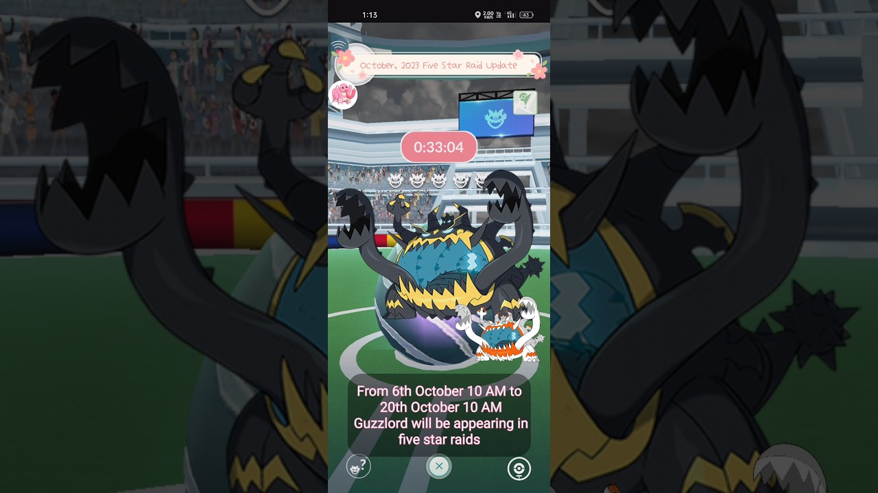 When is the Guzzlord Five-Star Raid Coming to Pokémon Go?