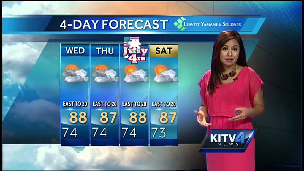 Tuesday evening weather forecast - YouTube