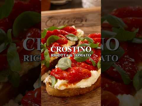 Crostino Ricotta and Tomato