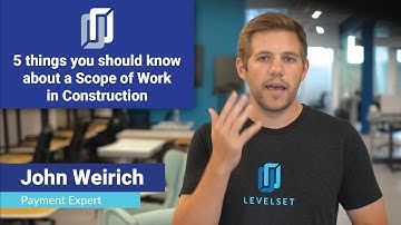 5 things you should know about a Scope of Work in Construction