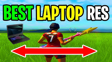 BEST Fortnite Stretch Resolution for Laptop MAX FPS & Less Delay! (Chapter 3 Season 4)