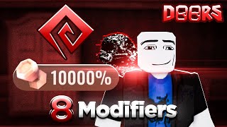 8 MODIFIERS ALEATÓRIOS em 1 SÓ VÍDEO de DOORS! 👁️