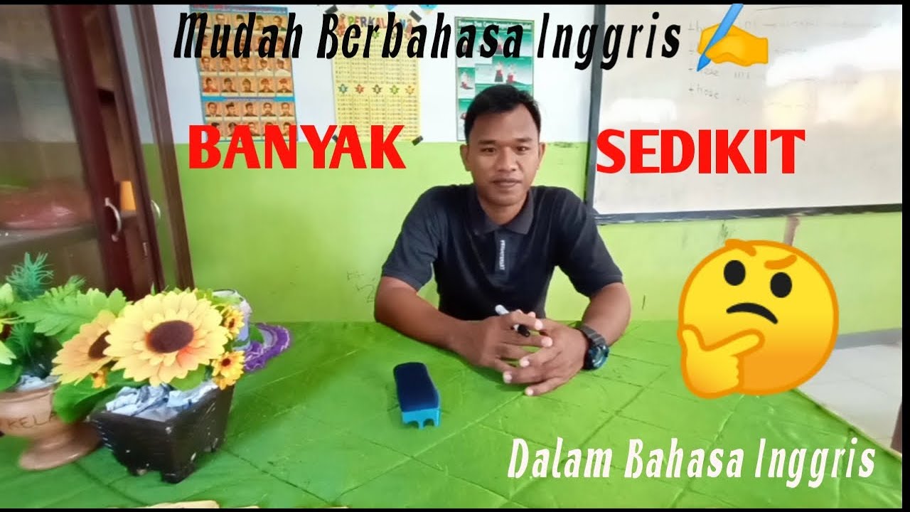  Bahasa  inggris  dasar  penggunaan kata  BANYAK dan SEDIKIT 