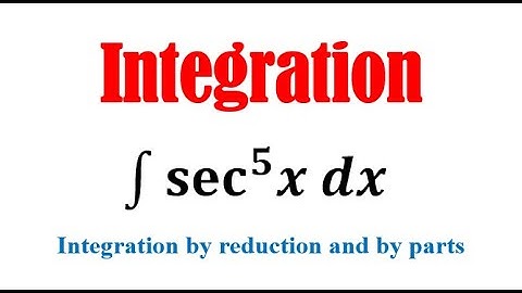 Integrate sec^5x