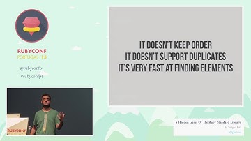 Sergio Gil - 5 hidden gems of the Ruby standard library @ RubyConf Portugal
