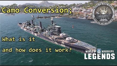 Paint/Camo conversion; What is it and how does it work: World of Warships Legends