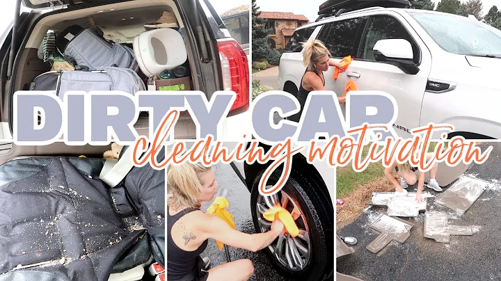 SUMMER CAR DEEP CLEAN | MESSY CAR CLEAN WITH ME | ...