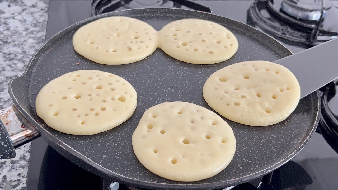 O Kadar KOLAY Ki Herkes Yapabilir❗️Tam Ölçülü Pankek Tarifi???? Pratik Kahvaltılık Tarifleri