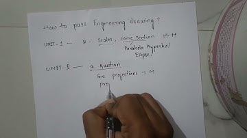 R23 Engineering Drawing || How to Qualify JNTUk R23 Engineering drawing important topics