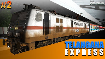 12723 Telangana Express || తెలంగాణ ఎక్స్‌ప్రెస్ ||  तेलंगाना एक्सप्रेस || #WESTERNRAILWAYS || #MSTS