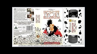 101 Dalmatians 1996 Live Action (18th August 1997) UK VHS