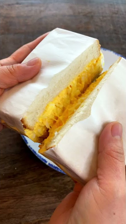 EXTRA CREAMY Japanese Egg Sandwich (4 Ingredients)