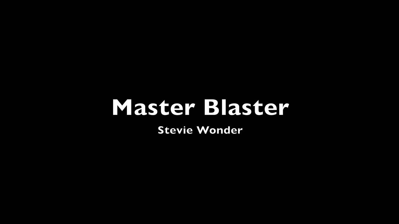Master Blaster YouTube