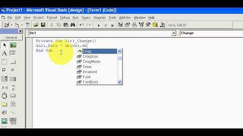 how to use drive box , directory box and file list box in vb6