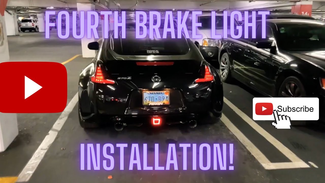 **Read Description** How To Install The Fourth Brake Light On The 370Z!