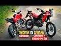 Sahara 300 preparada atropelou a twister 300f com comando e rpm