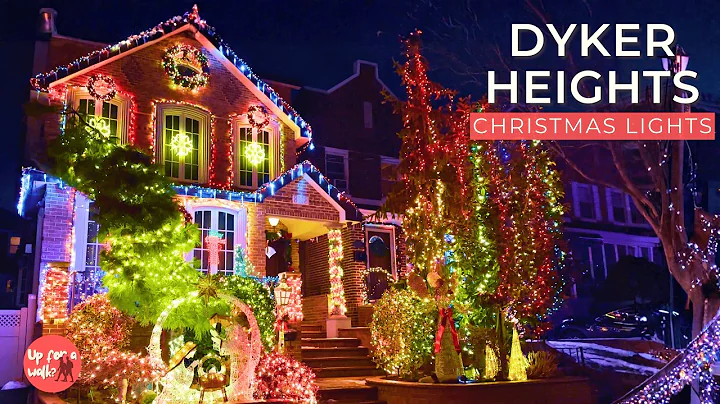 A MAGICAL Walk Through NYC’s Most FESTIVE Christmas Lights: Dyker Heights!