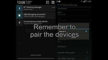 Bluetooth Tethering Manager - Android App