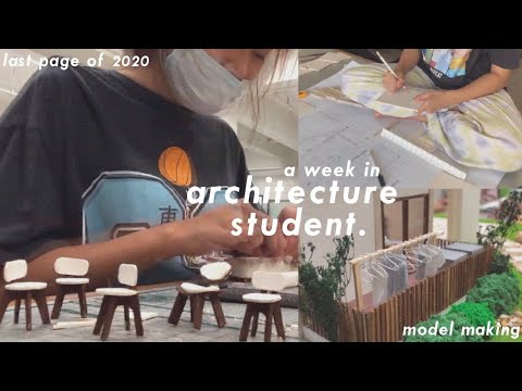 Architecture student | model making | ชีวิตเด็กสถาปัตย์กับการตัดโมเดล (นอนน้อยแต่นอนนะ)