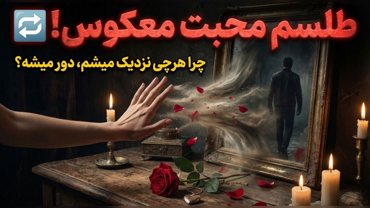 طلسمِ محبتِ معکوس! 🔄 چرا هرچی نزدیک میشم، اون عقب میکشه؟ بررسی با قرآن