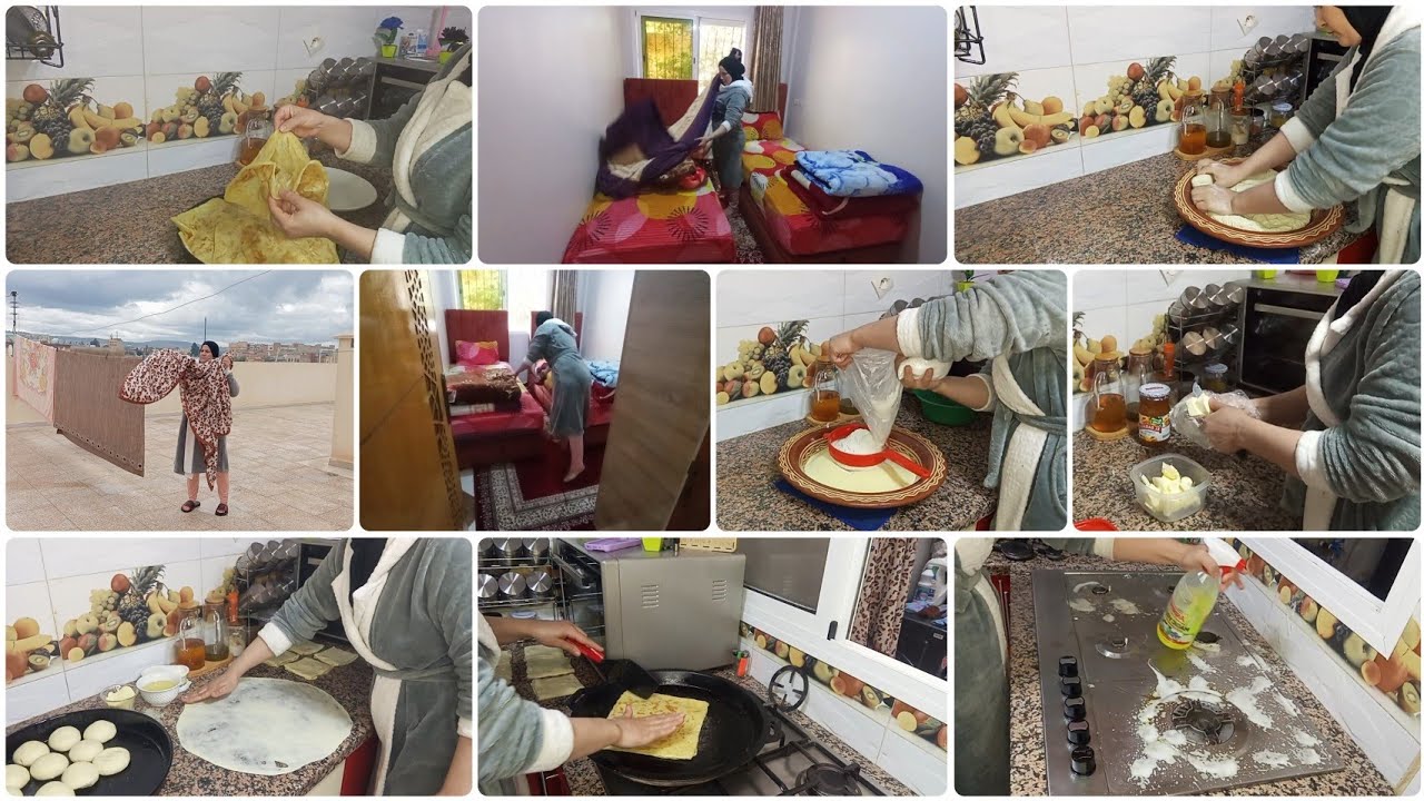 روتين اليوم ديال تبرد القلب 💪💯 المتنوع كل حماس من الصباح حتى العشية ملوي👌 بخلطة سحرية كايذوب في الفم