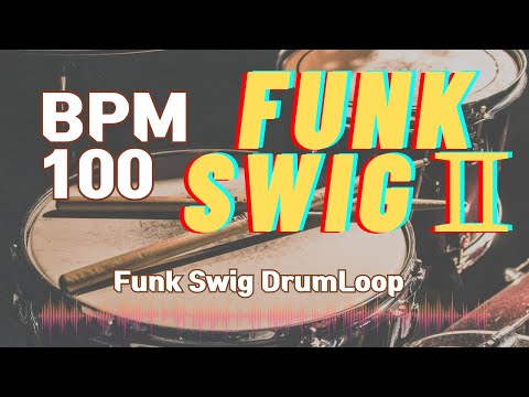 Funk Swing Drum Loop Practice Tool 100bpm