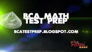 Bergen County Academies Math Test Prep