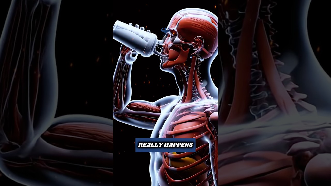 Drink a protein shake every day 💪🔥😳