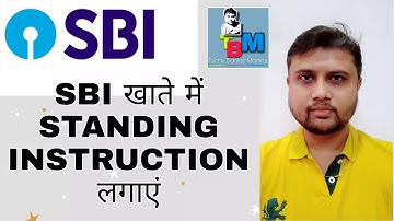 STANDING INSTRUCTION IN SBI ACCOUNT THROUGH SBI ONLINE NETBANKING FOR LOAN INSTALLMENT AND OTHERS