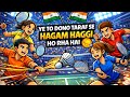 YE DONO TARAF SE HAGAM HAGGI HO RHA HAI #badminton #badmintonhighlights 