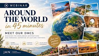 Around the world in 45minutes - meet our DMCs (20 augustus 2026)