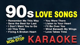 90s LOVE SONGS | NONSTOP Karaoke