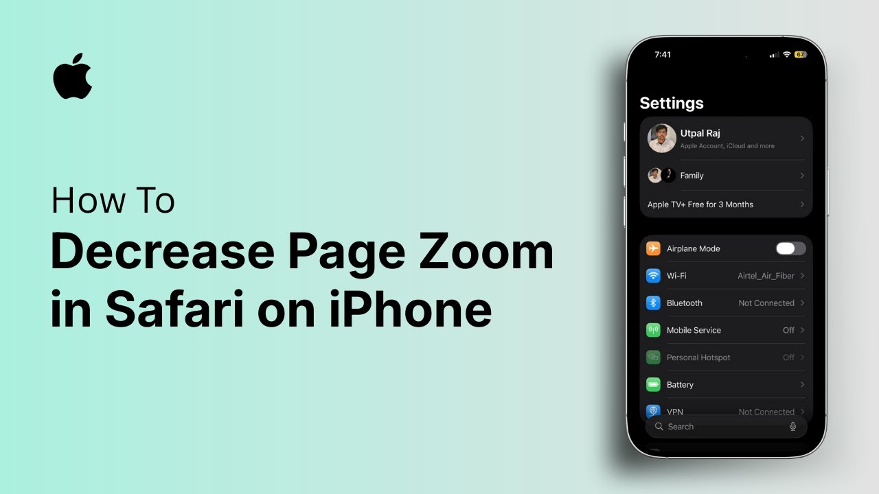 How to Decrease Page Zoom in Safari on iPhone