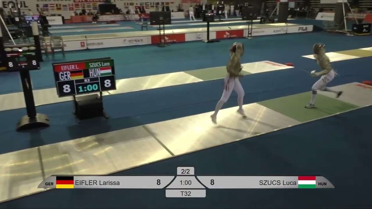 Seoul Grand Prix 2025 SWS - L32 - Larissa Eifler GER v Luca Szucs HUN