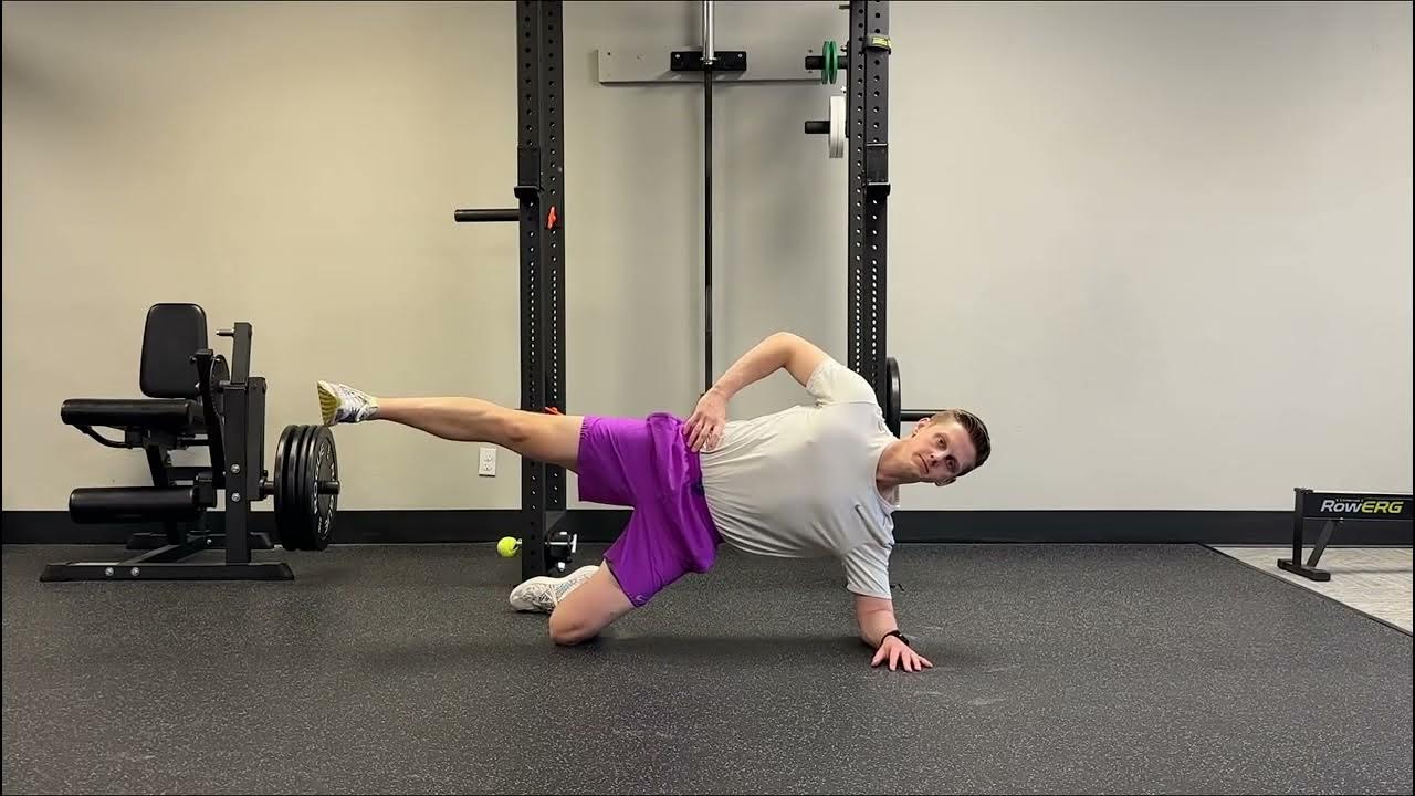 Short lever side plank hip abduction iso YouTube